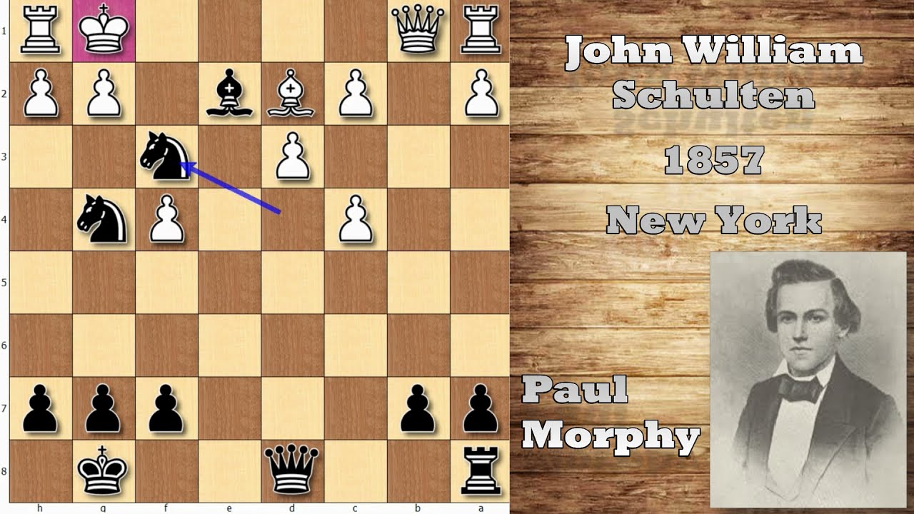 PERBURUAN RAJA || Countergambit Dari Sang Maestro | John William Schulten VS Paul Morphy