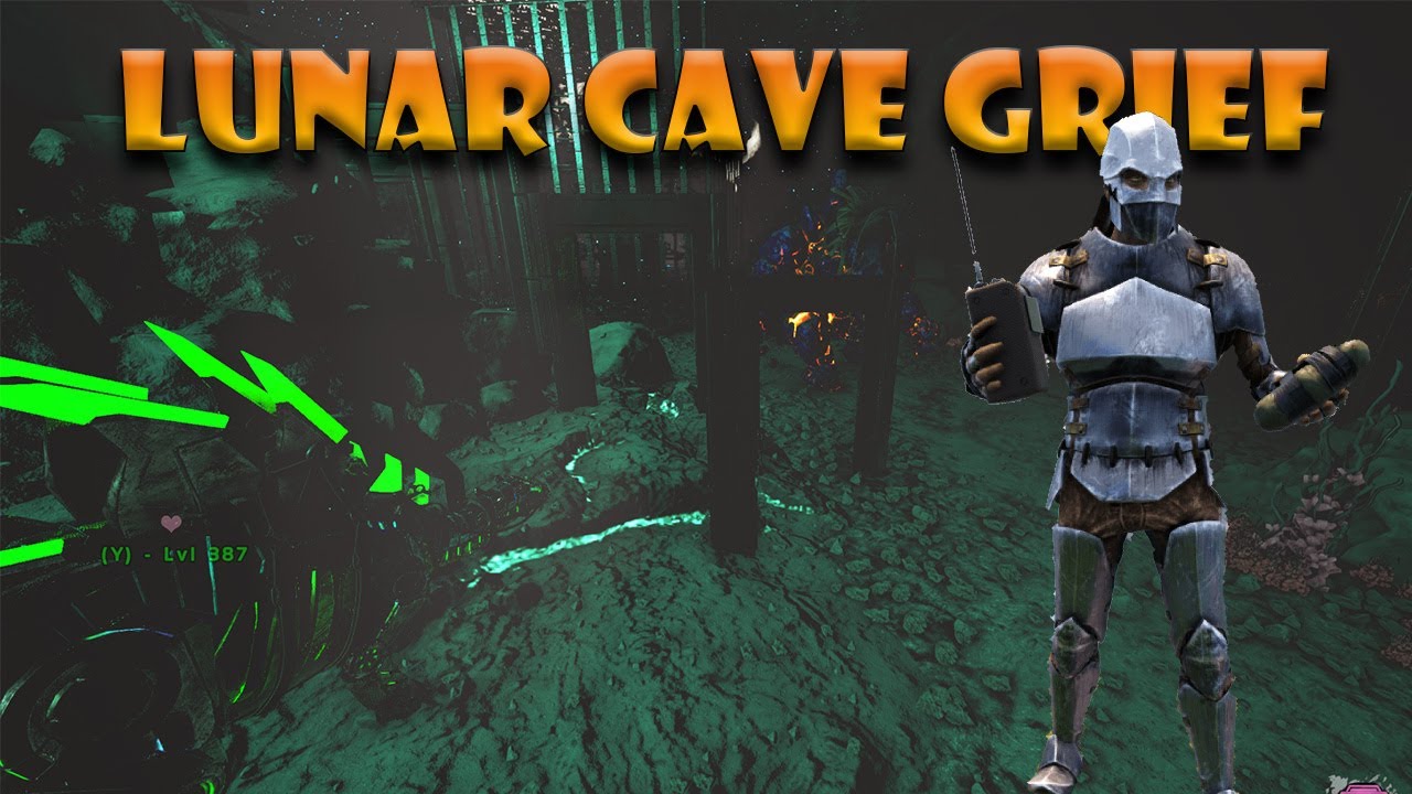 Attacking the Hardest Cave to Raid On Ark - Lunar Cave Grief | Ark PvP