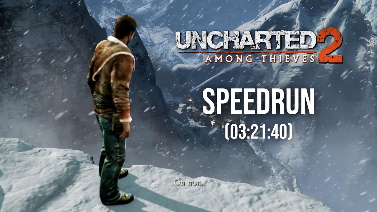 Uncharted 2 Among Thieves - Speedrun (03:21:40) - Needer for Speeder & Too Fat Too Furious Trophy