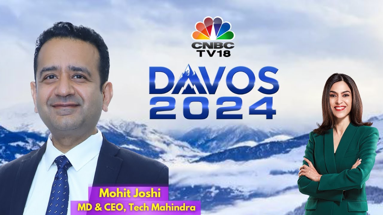 Davos 2024 LIVE | Shereen Bhan In Conversation With Tech Mahindra's Mohit Joshi | WEF 2024 LIVE