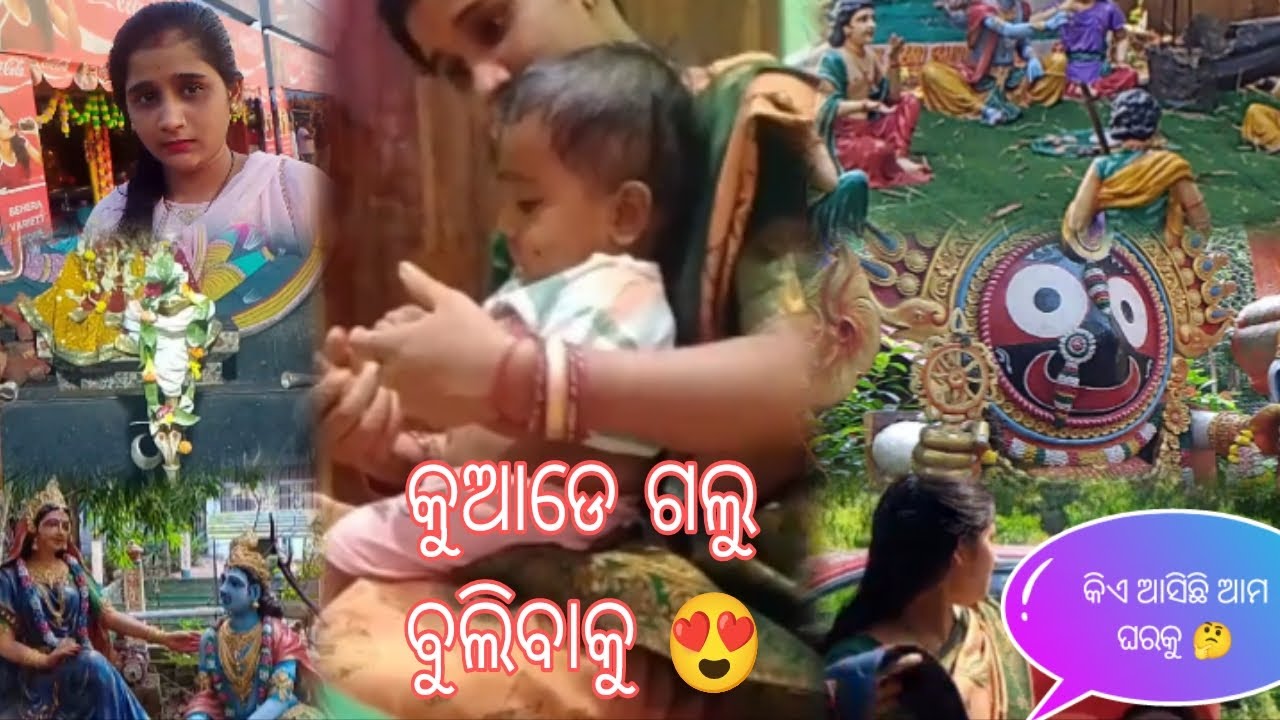 କିଏ ଆସିଛି ଆମ ଘରକୁ 🤔||କୁଆଡେ ଗଲୁ ବୁଲିବାକୁ😍😊||#odiavlog#subscribemychannel @Sujyasmitaodiavlog 