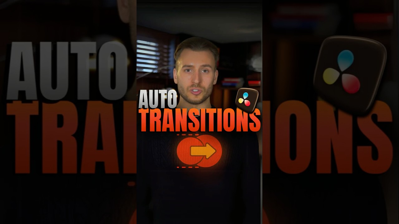 🎬 DaVinci Resolve Editing Tips: Automatic Instant Transitions! ⚡🎥