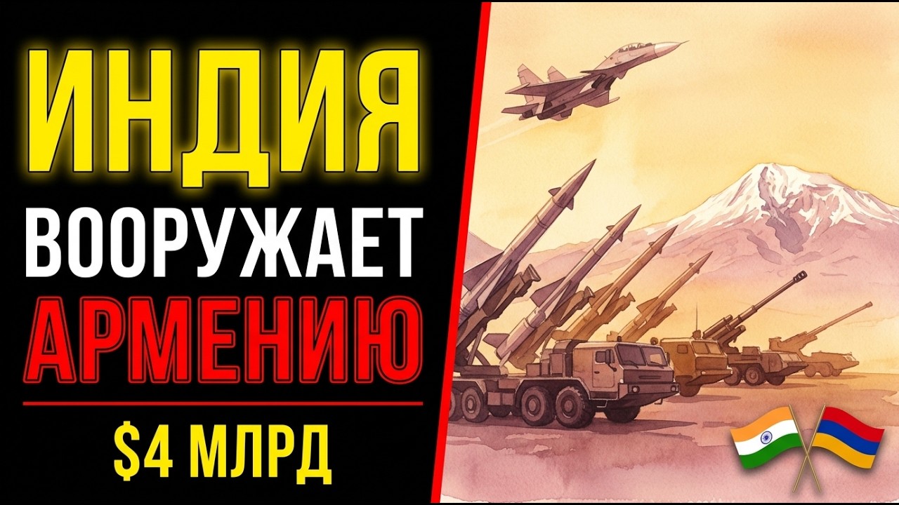 ИНДИЯ ВООРУЖАЕТ АРМЕНИЮ — $4 МЛРД. ПОЧЕМУ ДЕЛИ СТАВИТ НА ЕРЕВАН