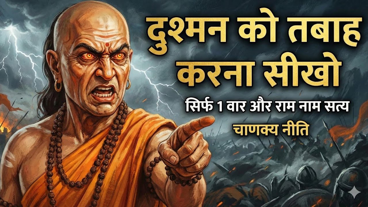 बिना लड़े दुश्मन को कैसे हराया जाता है? चाणक्य की सबसे खतरनाक नीति । Chanakya Niti Rules Motivation