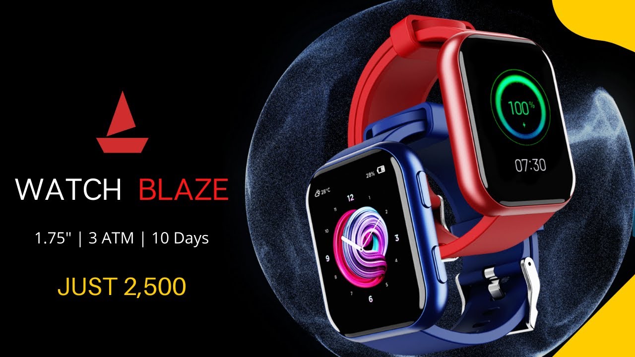 boAt Watch Blaze Full Specification and Price | Launch Date in india | Best Smartwatch under 3000