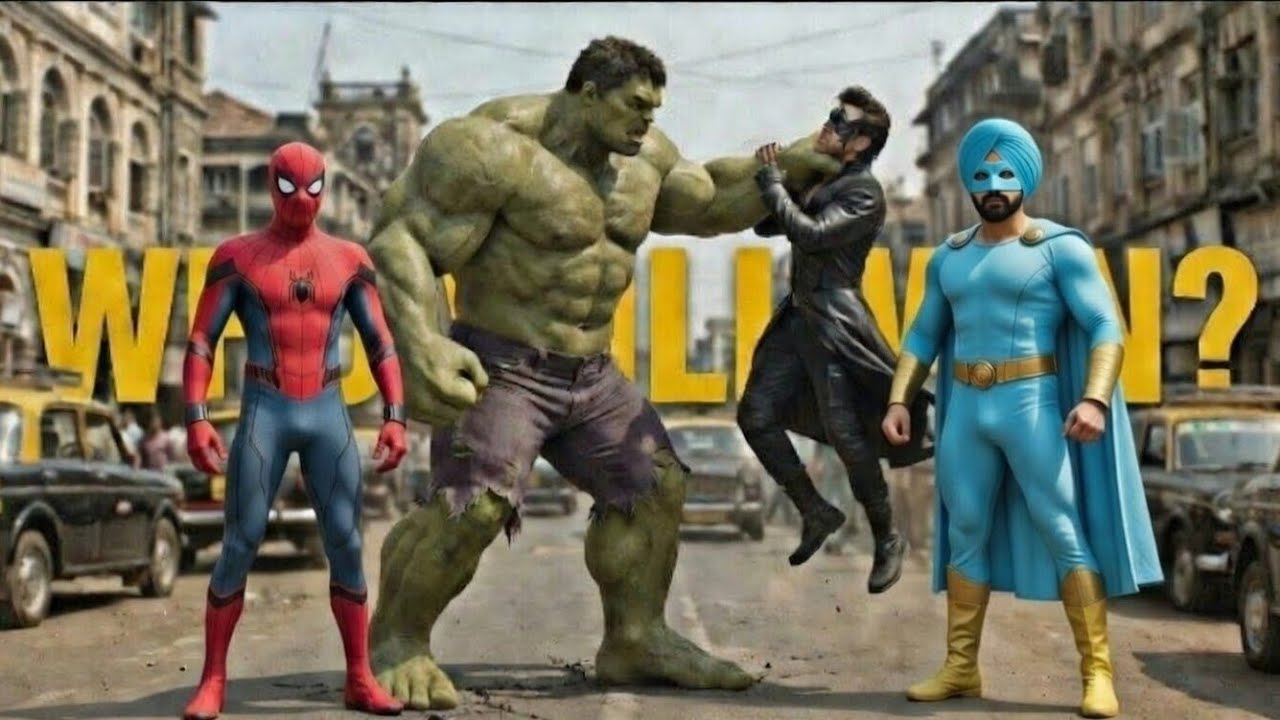 Krrish hulk fight | Hulk vs Krrish in Mumbai | Epic Live Action Battle &ndash; Who Will Win?