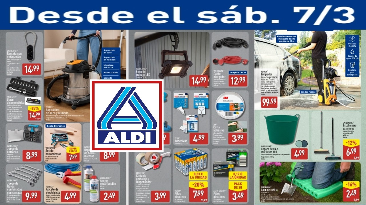 🇪🇦🔥ALDI ESPAÑA BAZAR  FINDE SEMANA 🗓 DESDE EL VIERNES 6 AL DOMINGO 8 DE MARZO