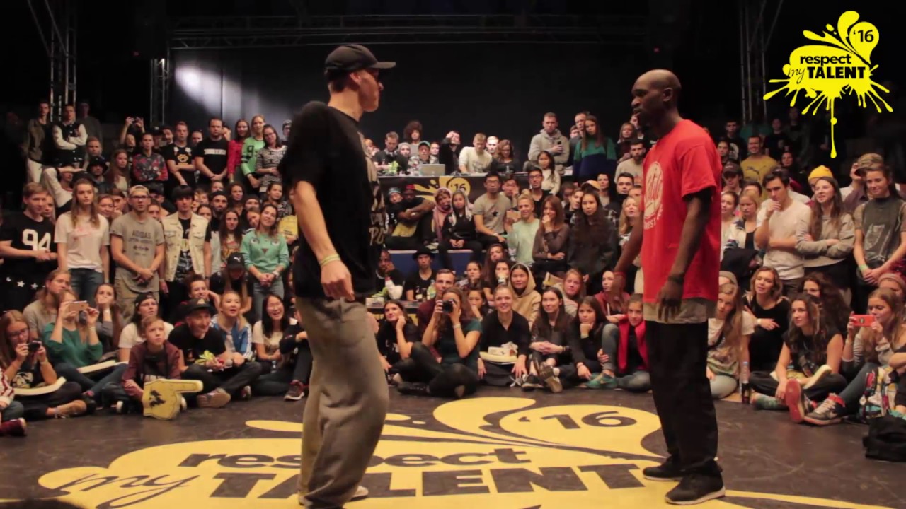 RESPECT MY TALENT-2016 MOSCOW. PRO HIP HOP 1/2 Sam Yudat (France) vs Dam'en (Russia)