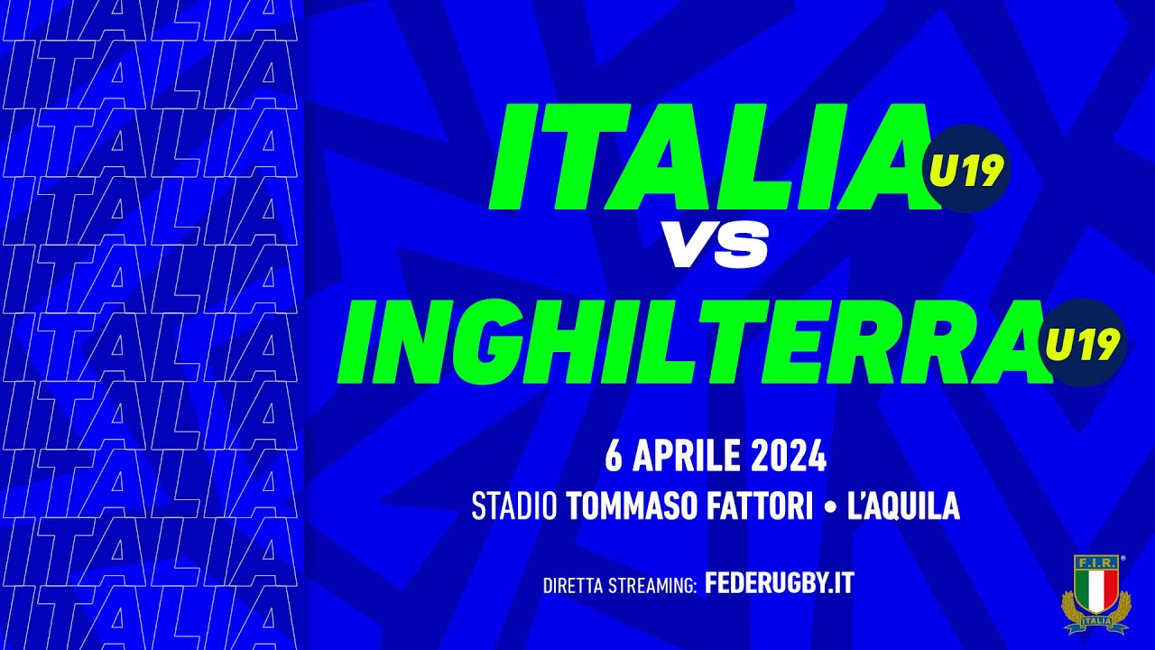 Test Match internazionale: Italia U19 v Inghilterra U19
