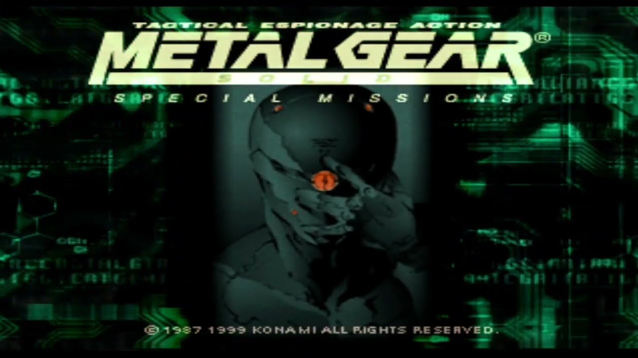 Metal Gear VR Missions Spain PlayStation 1/15