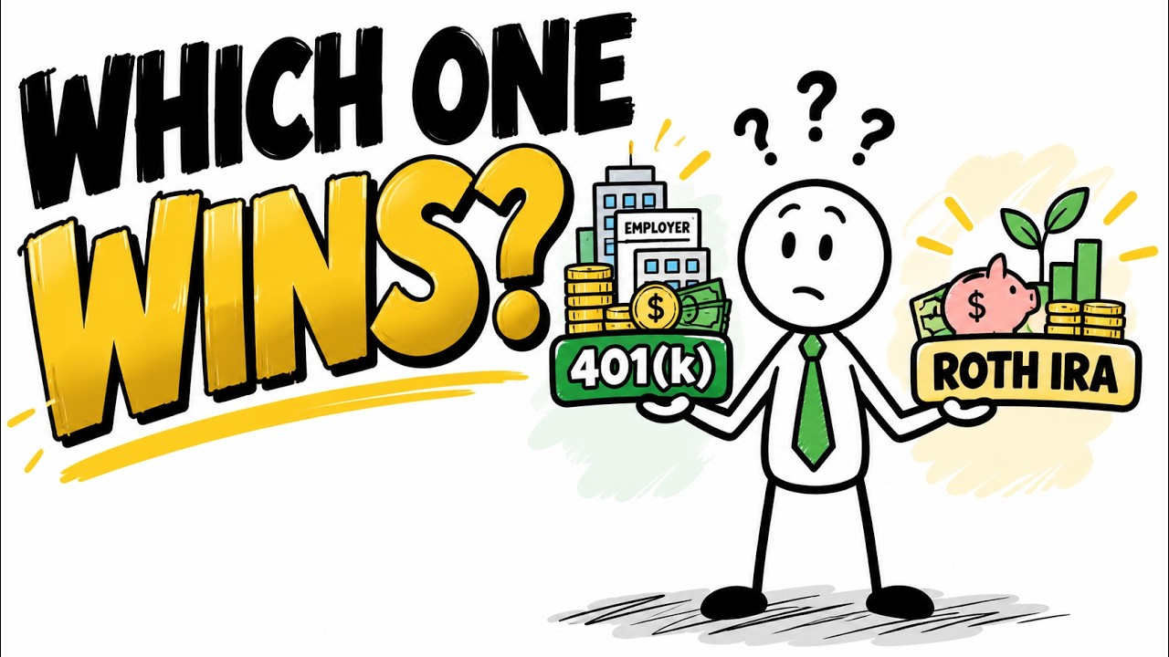 401(k) vs Roth IRA - Which One Wins? The Real Math