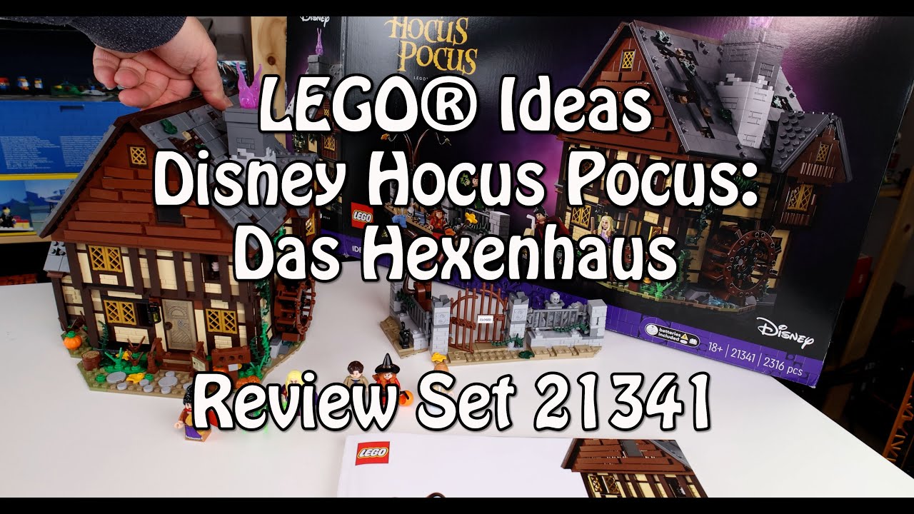 Review: LEGO Hocus Pocus: Hexenhaus der Sanderson-Schwestern (Ideas Set 21341)