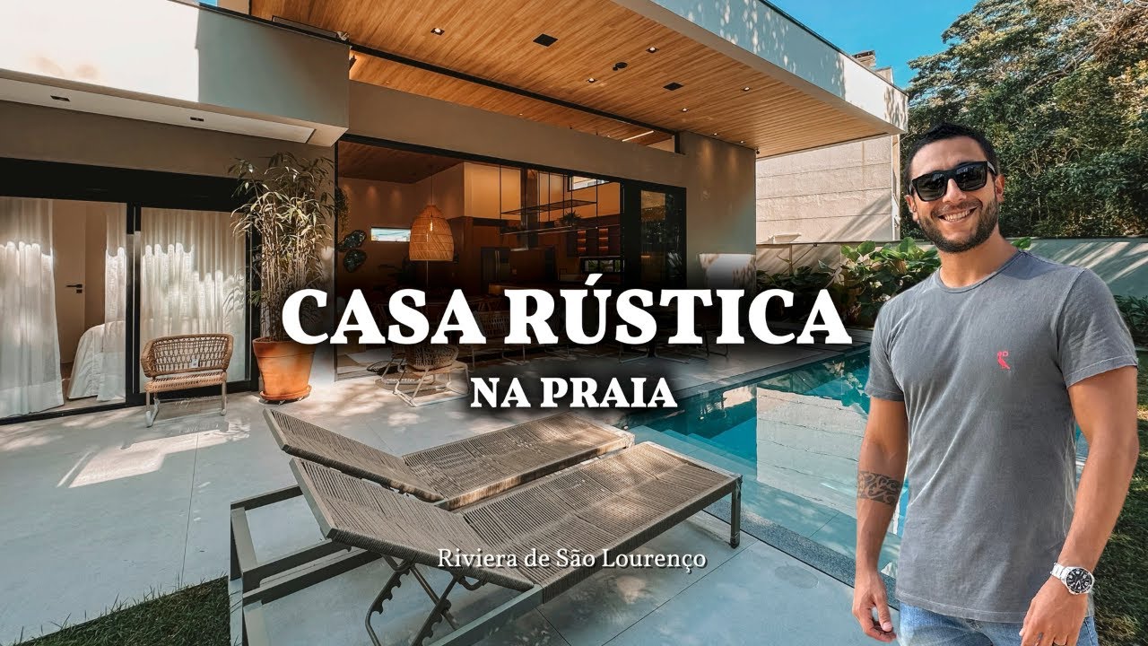 Descubra o Charme Único: Casa Térrea Rustica e Contemporânea na Natureza da Riviera.