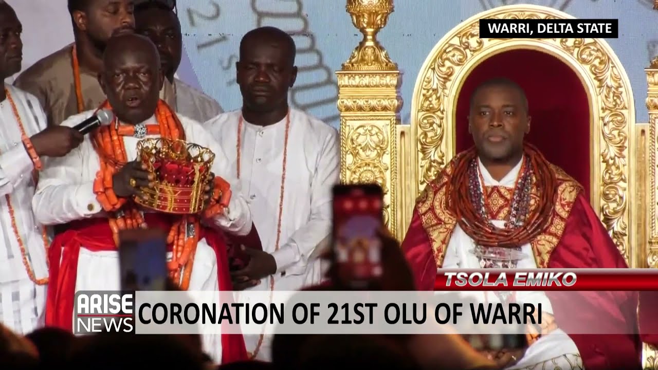 CORONATION OF 21ST OLU OF WARRI - ARISE NEWS COVERAGE