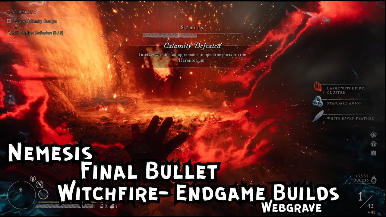 Witchfire Endgame Builds  Webgrave Nemesis Final Bullet