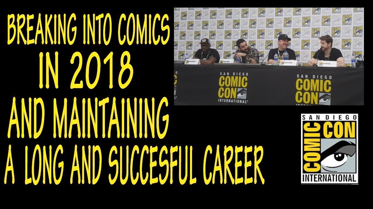 Breaking Into Comics Panel FULL  Lee Bermejo, Ryan Benjamin, Carlos D'Anda and me