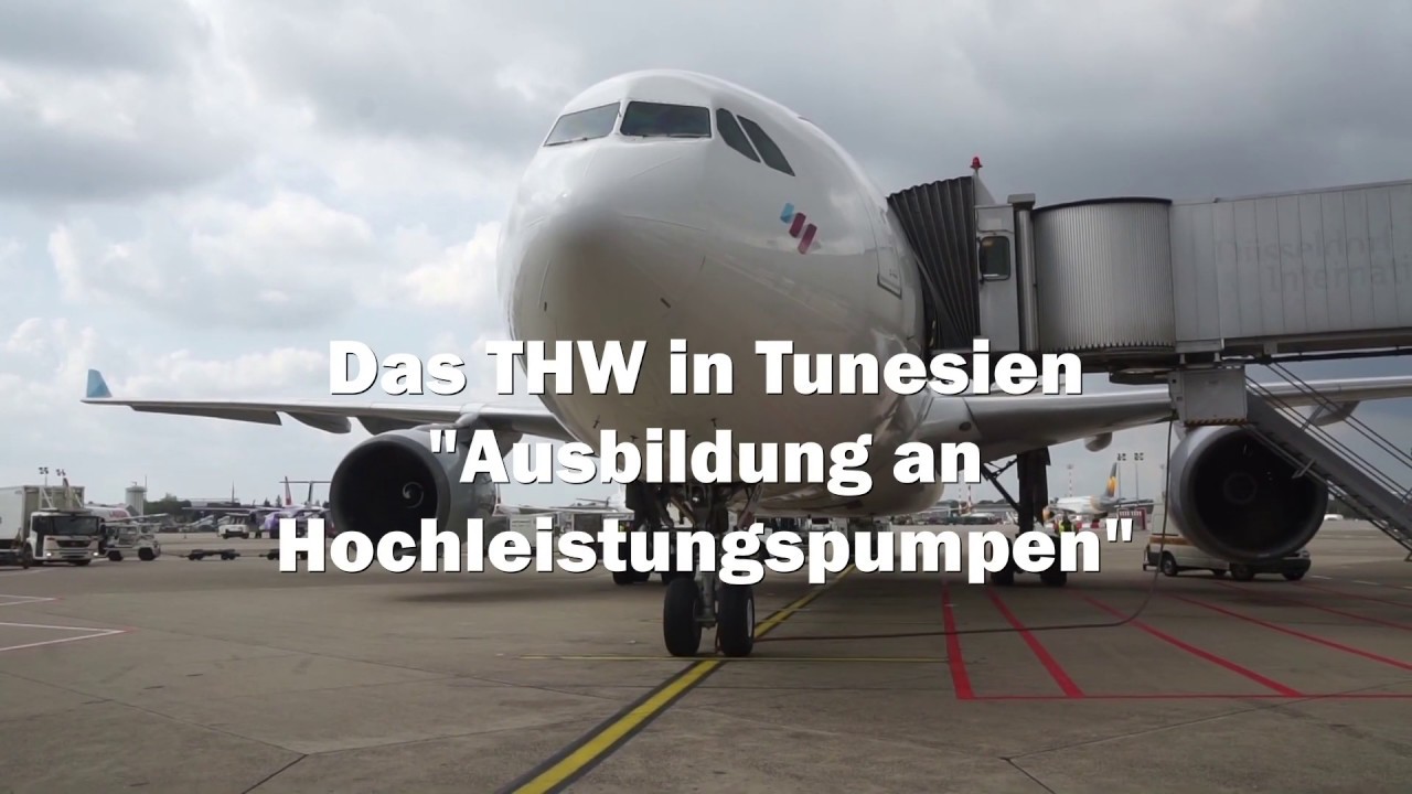 Das THW in Tunesien