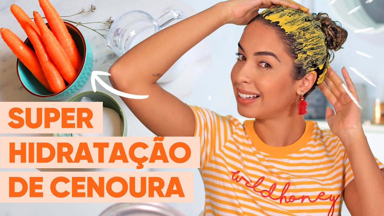 CABELO RESSECADO E SEM VIDA NUNCA MAIS! | RECEITINHA CASEIRA DE CENOURA