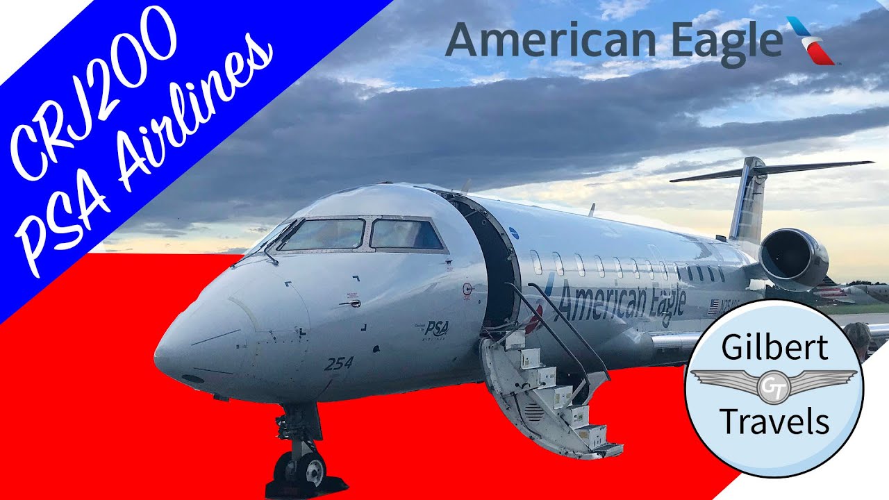 American Airlines Eagle CRJ 200 Economy Class Flight Review (PSA Airlines)