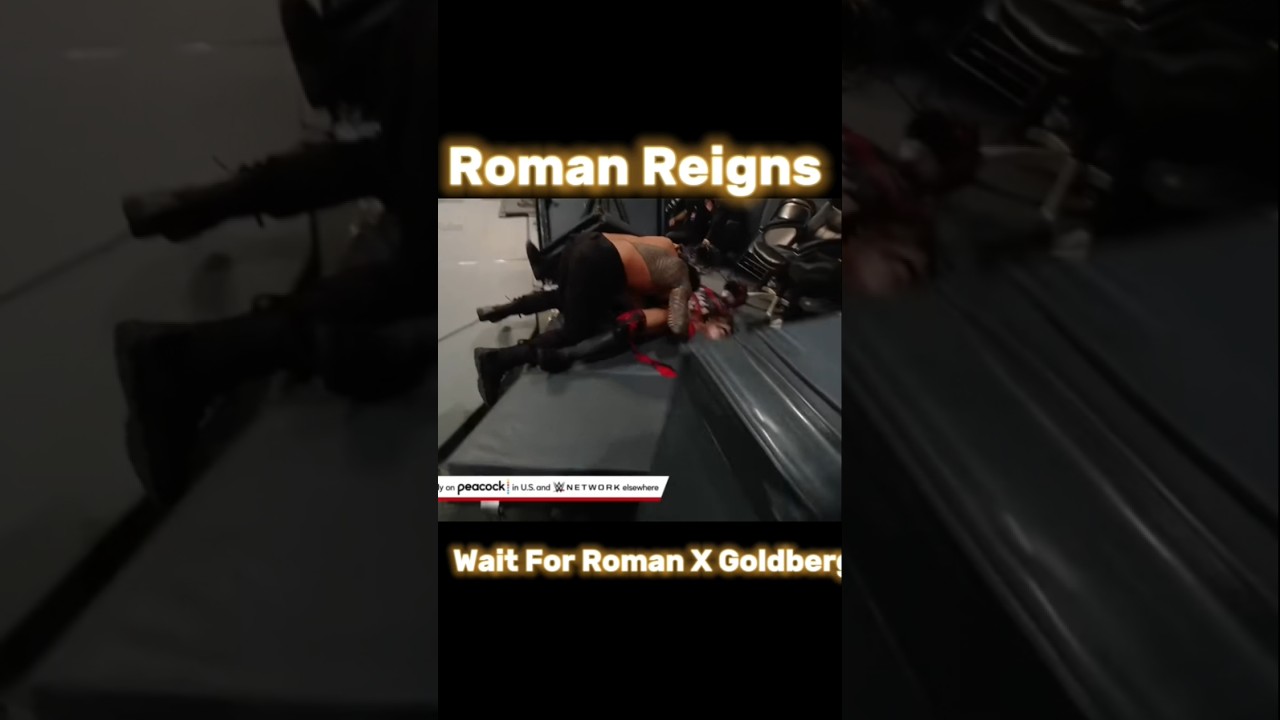 Other wrestlers spear🫣 vs Roman Reigns & Goldberg🥵🔥#wwe #shorts