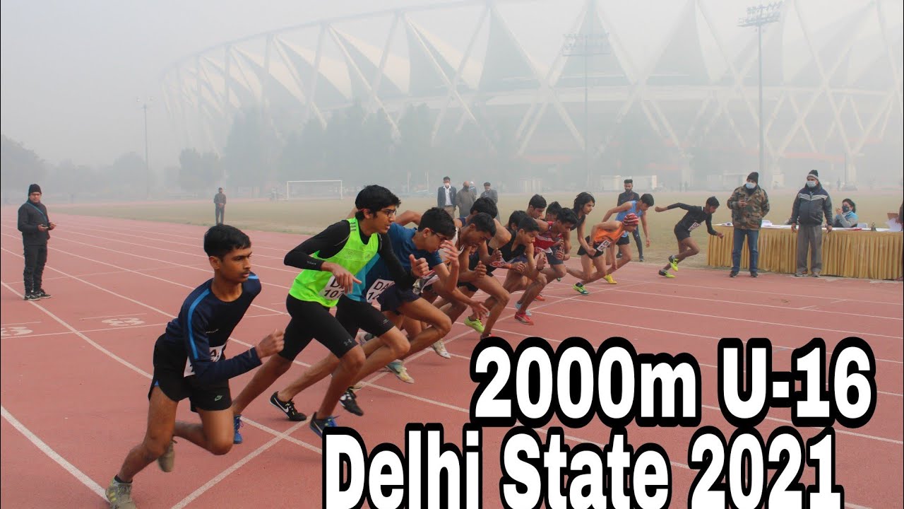 जूनियर नेशनल के लिए ट्रायल | 2000m Final Under 16 Boys | 80th Delhi State Athletic Championship 2021