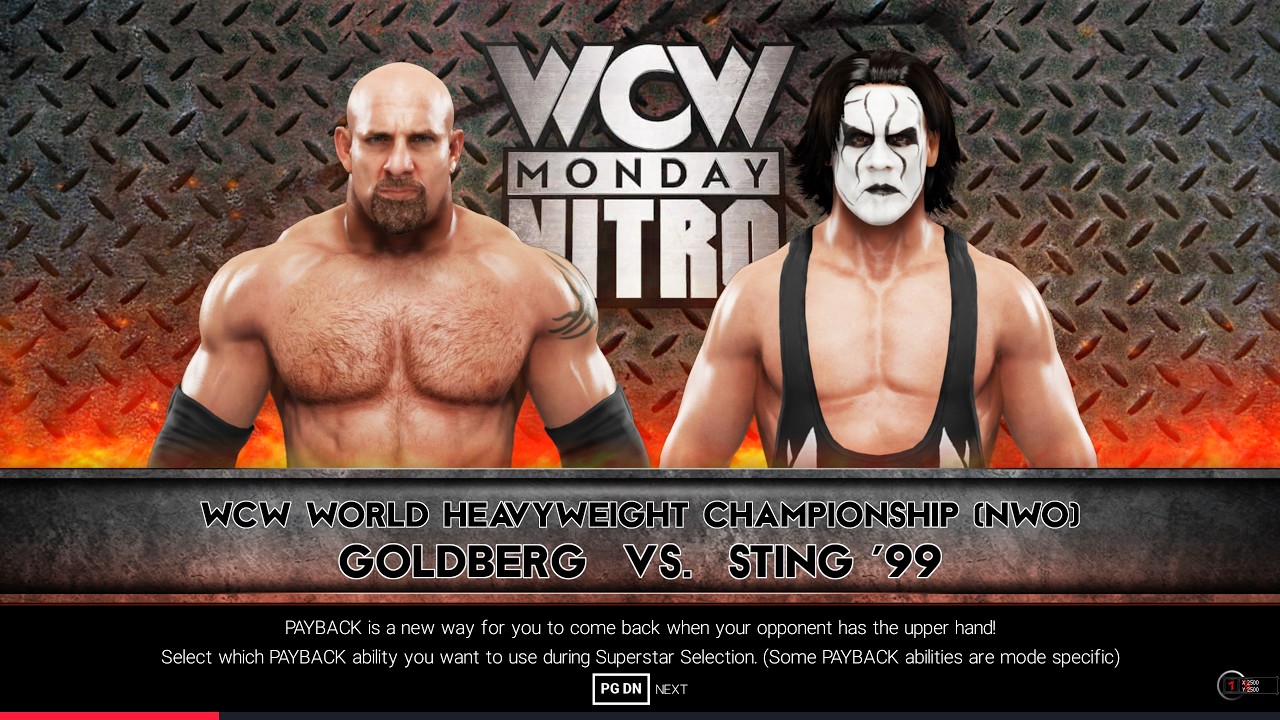 WWE 2K19 GOLDBERG VS. STING (1999) CPU VS CPU WCW WORLD HEAVY WEIGHT CHAMPIONSHIP Find Out Who Wins?