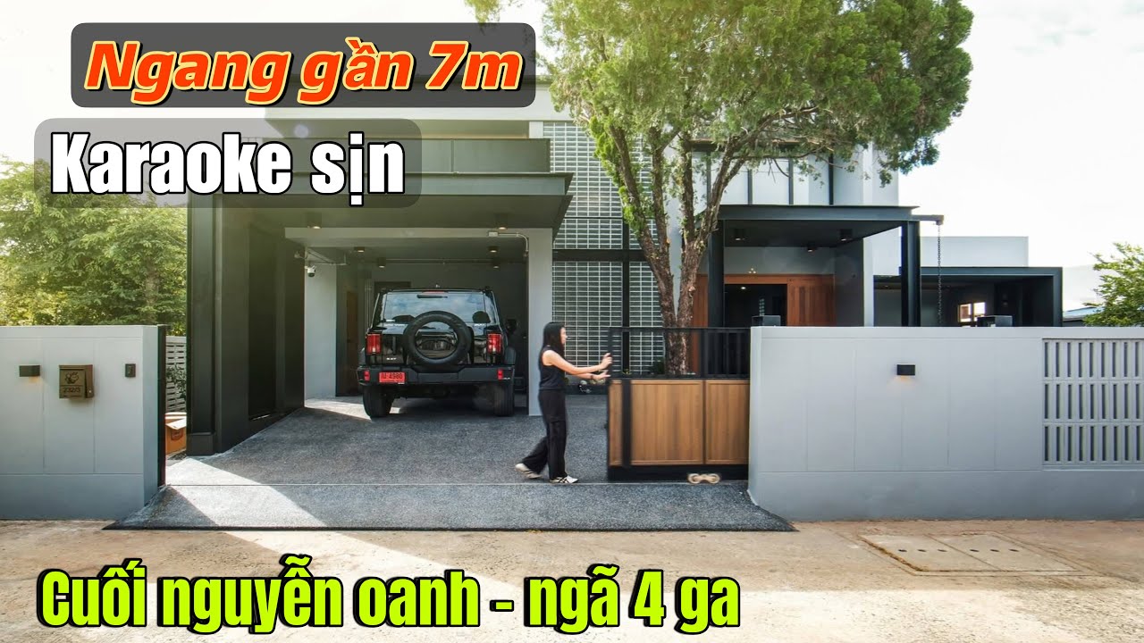 Nhanh mới kịp ! Chao Ôi Villa ngang gần 7m cuối Nguyễn Oanh- Ngã 4 Ga có Thang Máy 5 Tầng Karaoke 