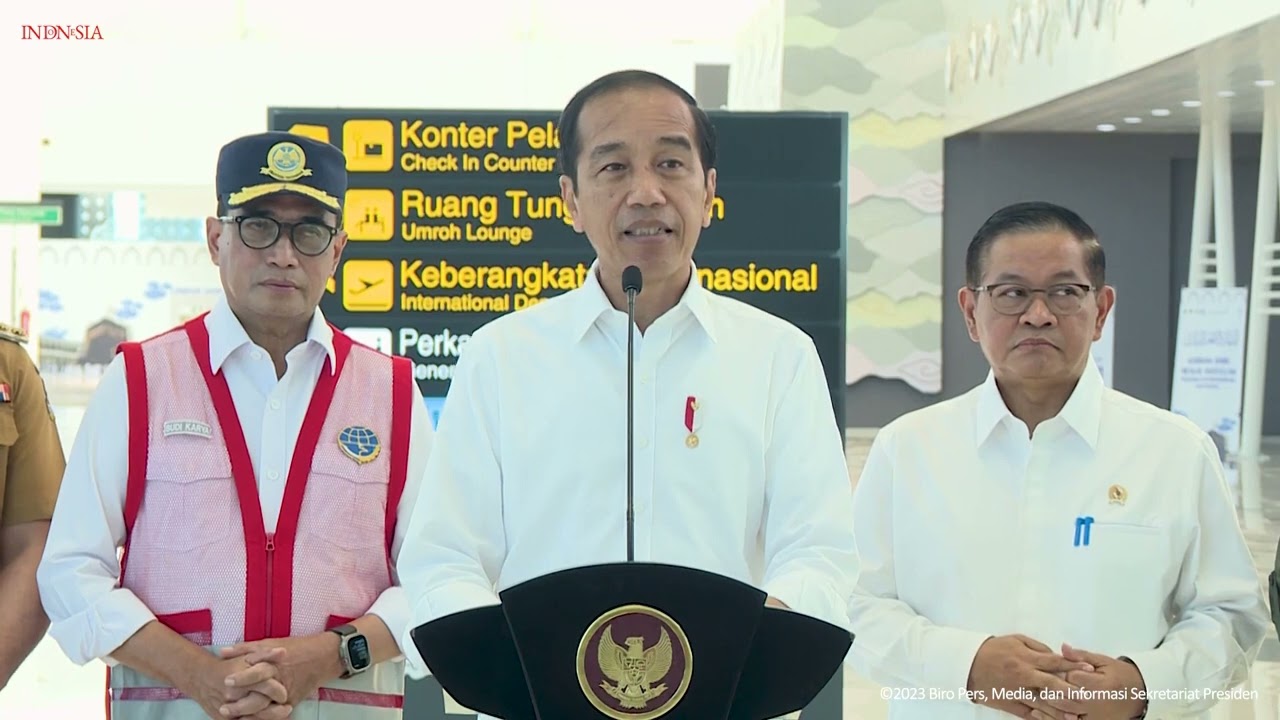 Presiden Jokowi Tinjau Bandara Internasional Jawa Barat Kertajati, Majalengka, 11 Juli 2023
