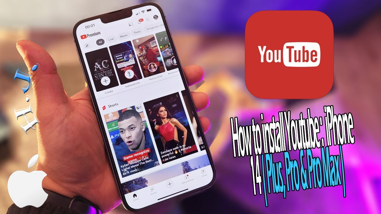 How to install Youtube: iPhone 14( Plus, Pro & Pro Max )