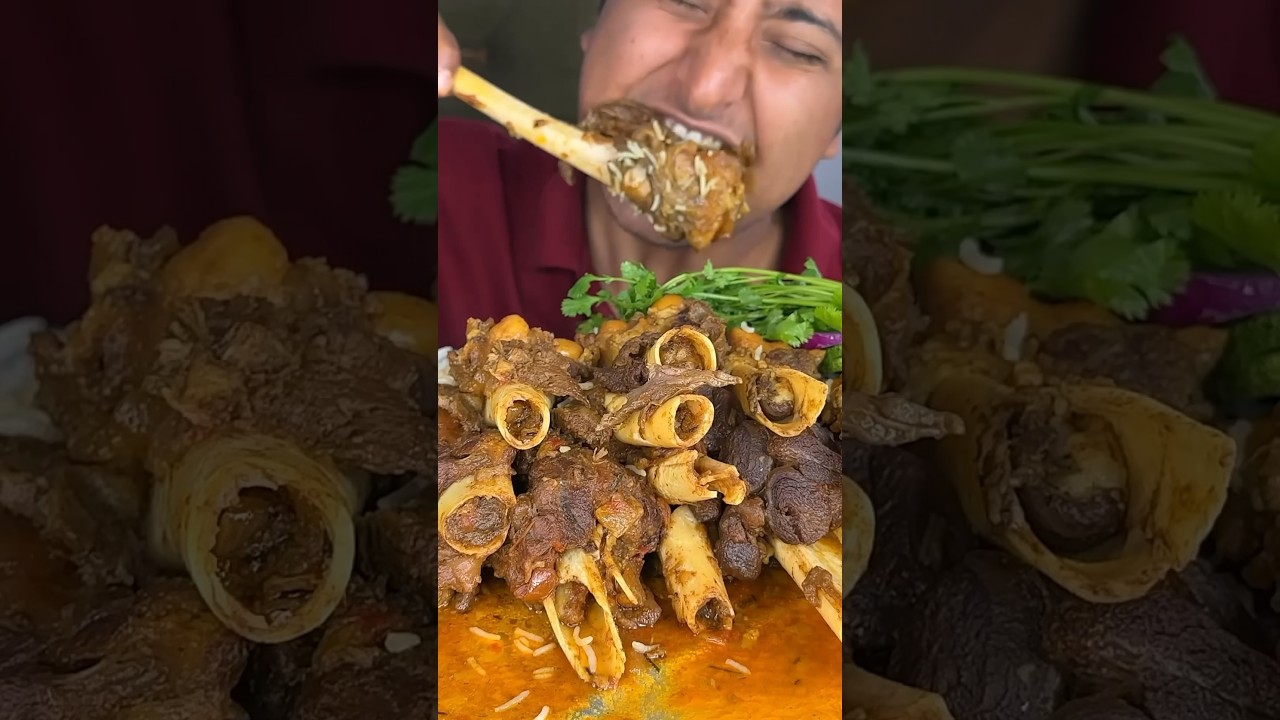 2.5KG NALLI MUTTON EATING CHALLENGE #mukbang #asmr