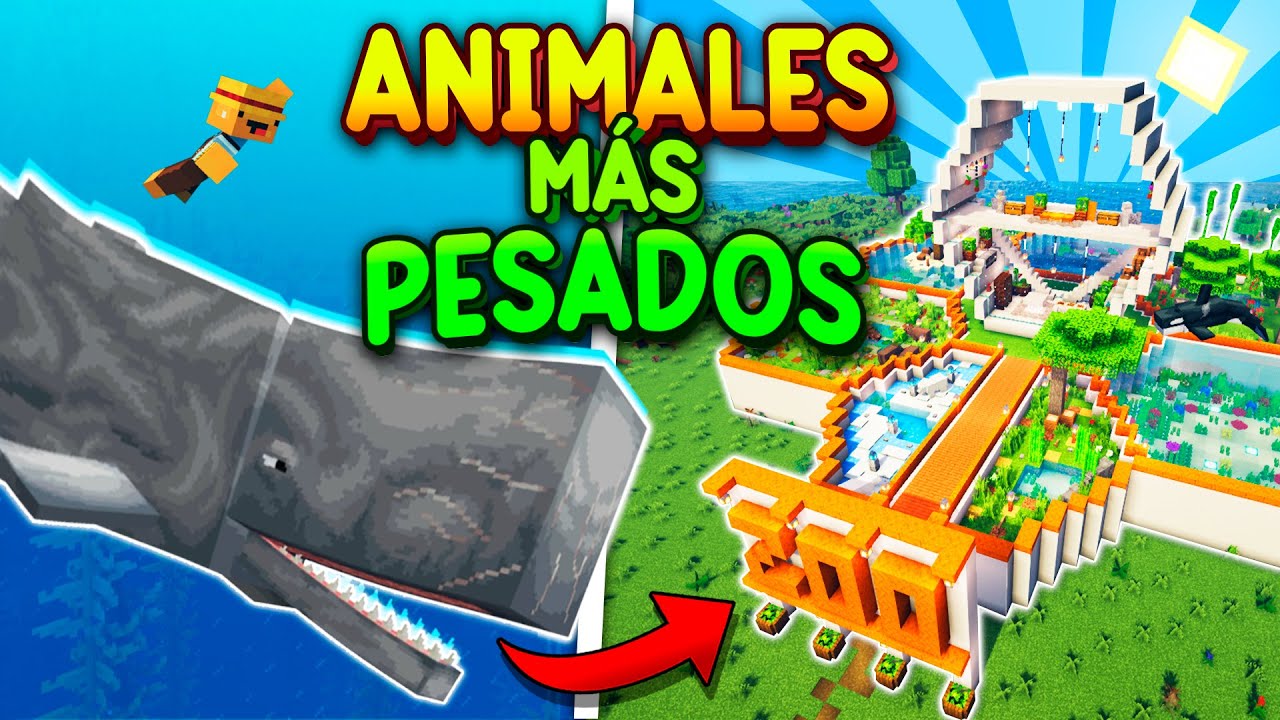 Construí un ZOOLÓGICO con los ANIMALES más PESADOS del MUNDO 🐋🐘