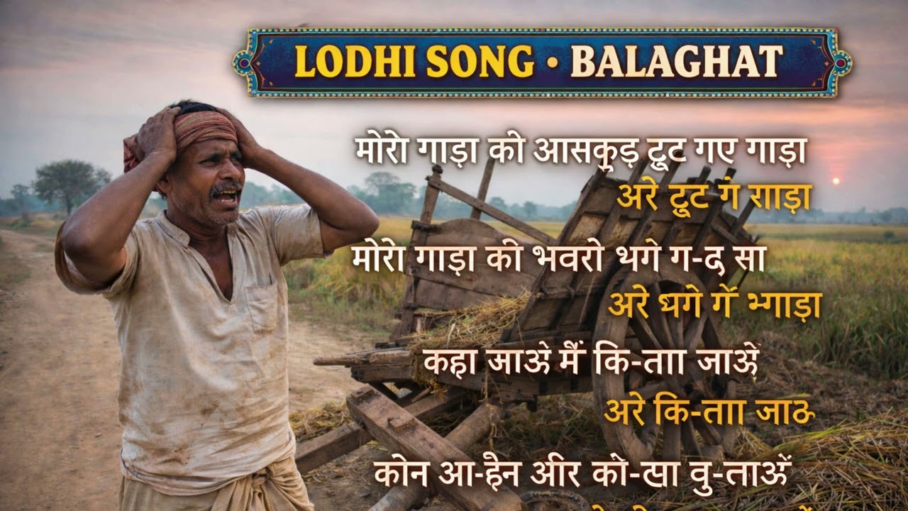 Lodhi Folk Song Balaghat | मोरो गाड़ा को आसकूड़ टूट गए | Desi Lok Geet