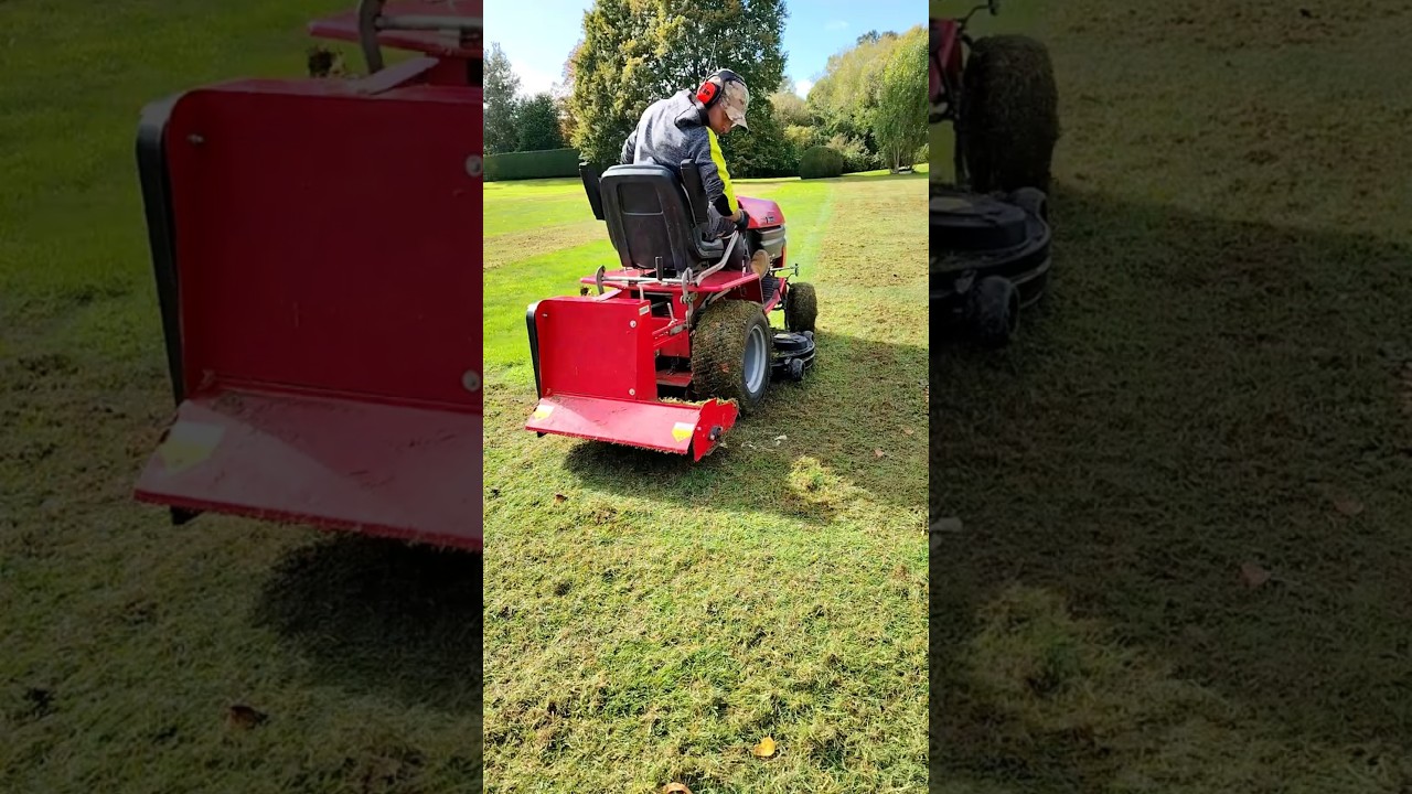 Large LAWN SCARIFIER Westwood / Countax #shorts