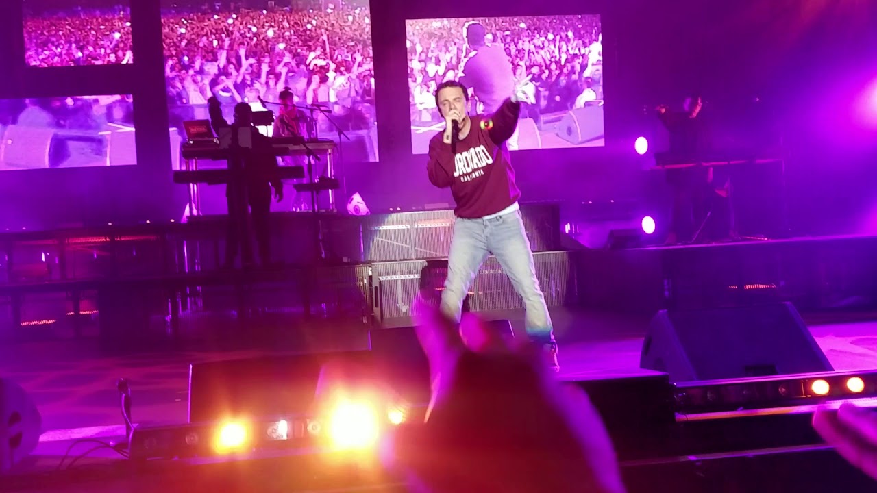 Logic shows off his dance skills and rap speed with Bobby Jean