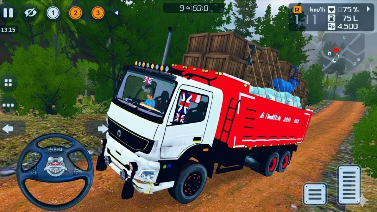Bharat Benz Extreme Driving on Dangerous Muddy Roads | GTa Off-