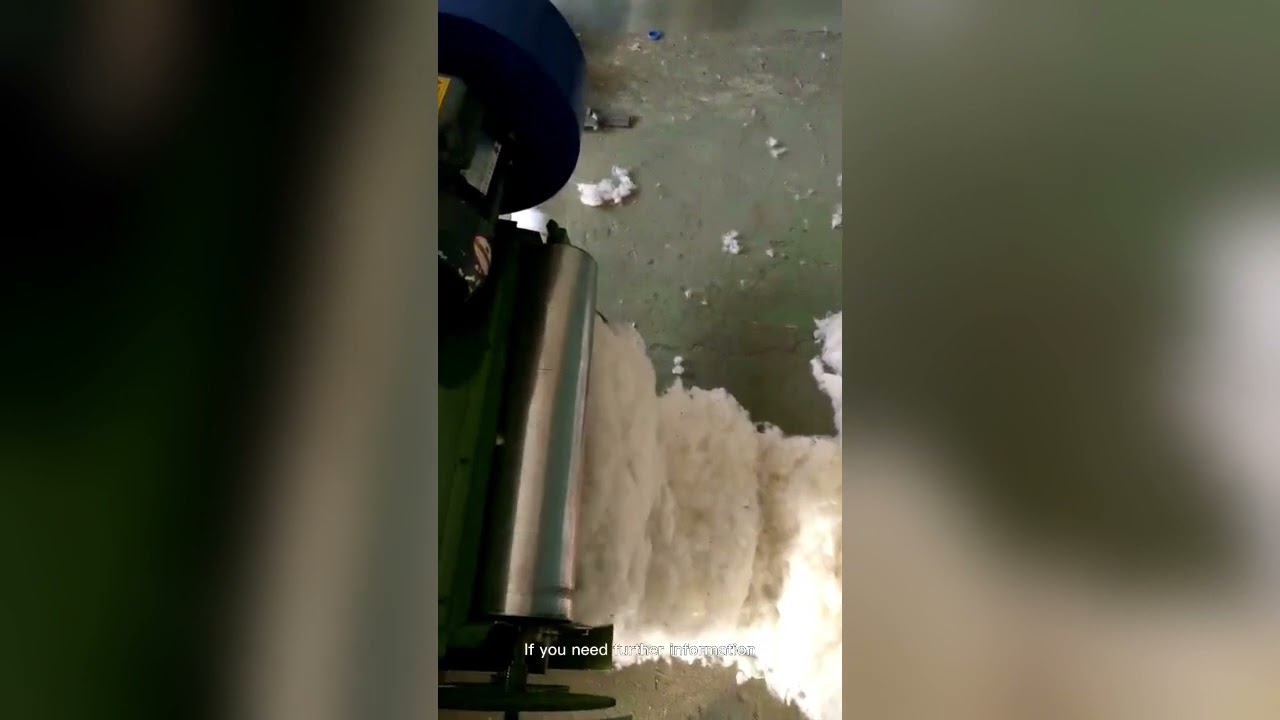 Video of Cotton ginning machine
