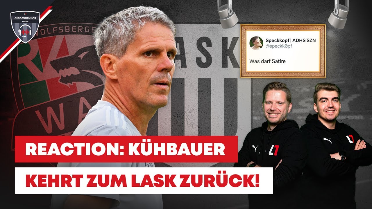 REACTION: Didi K&uuml;hbauer wird neuer LASK-Trainer! I #Ansakonferenz