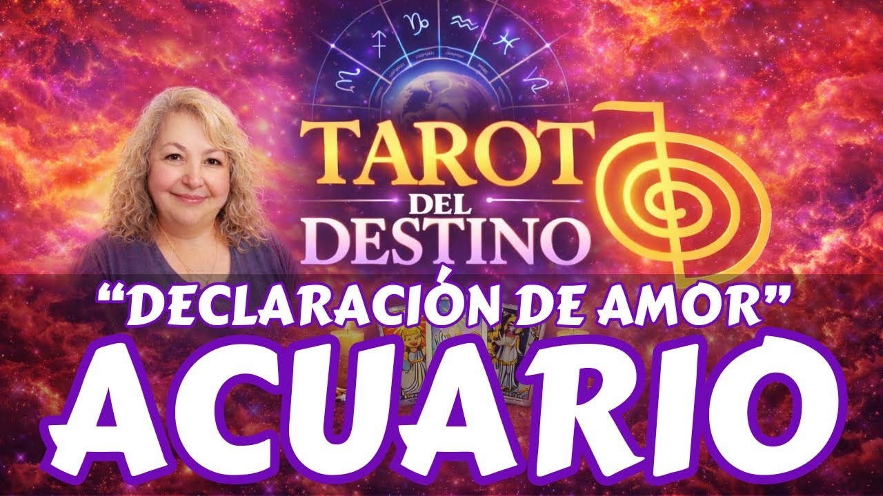 ACUARIO ♒ ALGUIEN MUY ROMÁNTIC@ LLEGA… QUIERE DECIRTE QUE TE AMA | Tarot del Destino #acuario