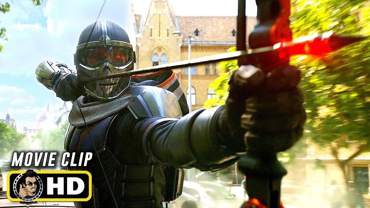 BLACK WIDOW (2021) Taskmaster Car Chase [HD] Marvel IMAX Clip