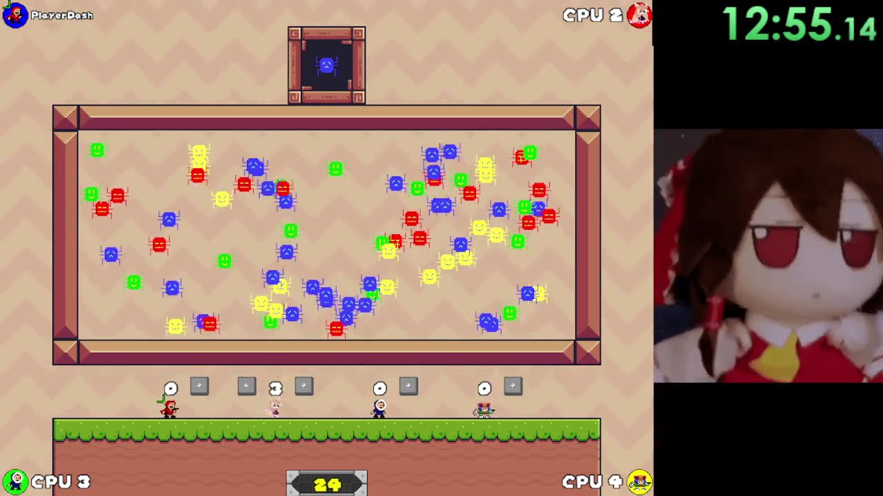 I Wanna Start A Party - All Minigames Speedrun: 52:31