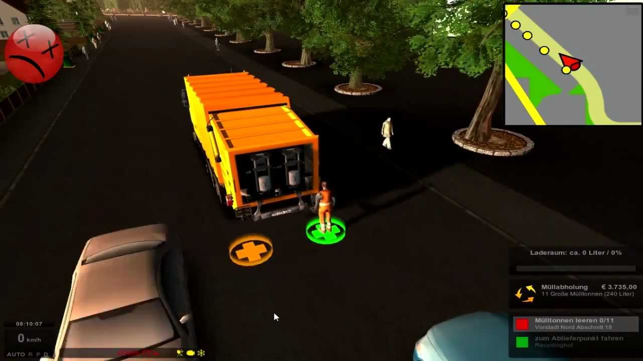 Müllabfuhr Simulator 2011  Review (german)