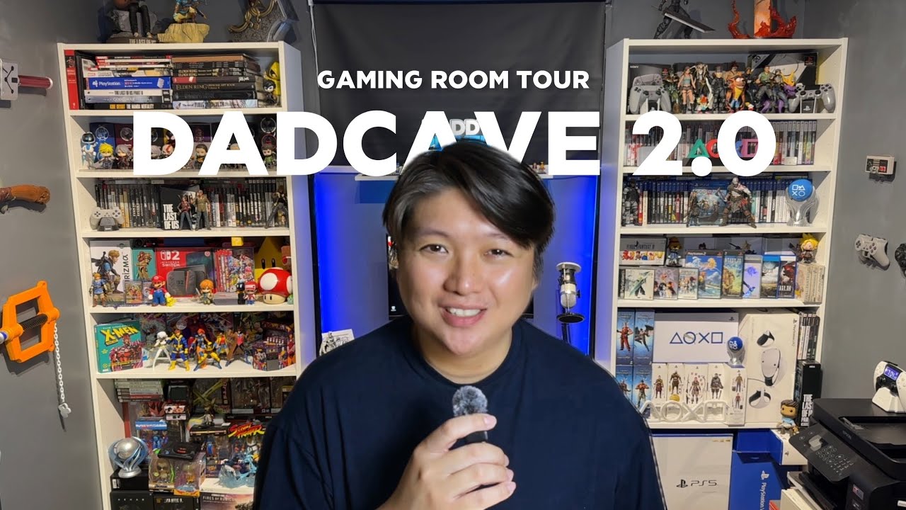 Dad Cave 2.0 Gaming Room Tour
