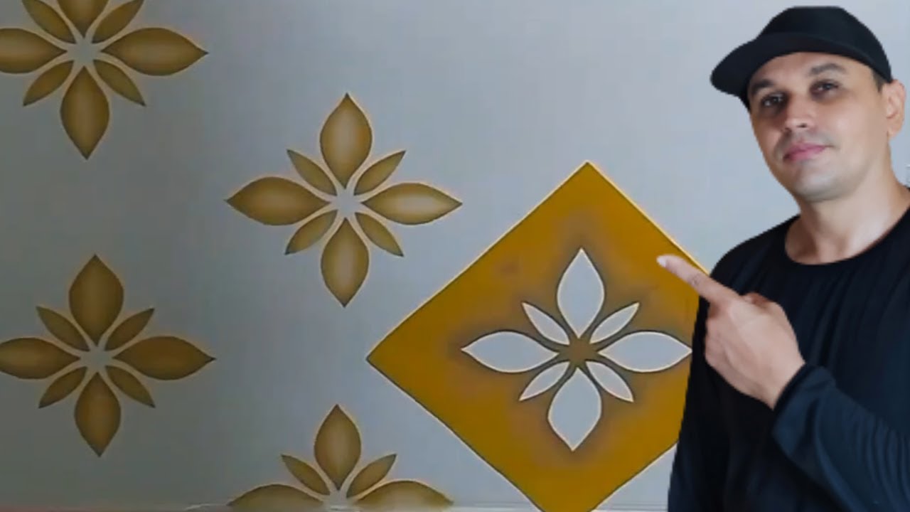 IDEIA DE PINTURA DECORATIVA FÁCIL - PINTURA DE PAREDE