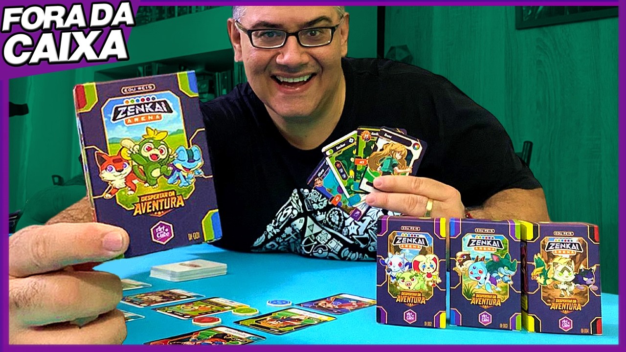 Zenkai Arena: Cardgame Brasileiro de Batalha de Monstrinhos no Fora da Caixa