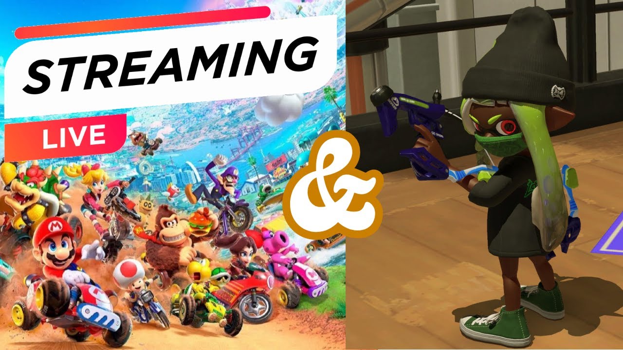 🔴 Mario Kart World + Some Splatoon 3