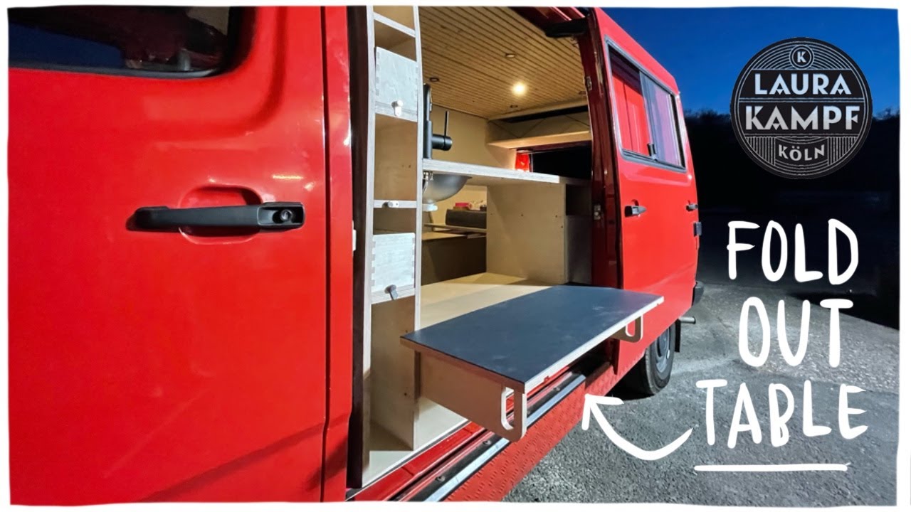 German Firetruck Conversion - Building a Clever Kitchen