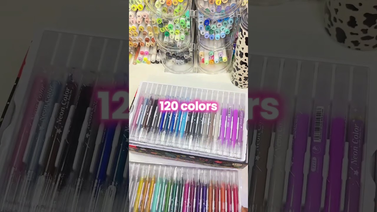 Acrylic gel pens are a must for coloring #acrylicgelpens #colortok #colorwithme