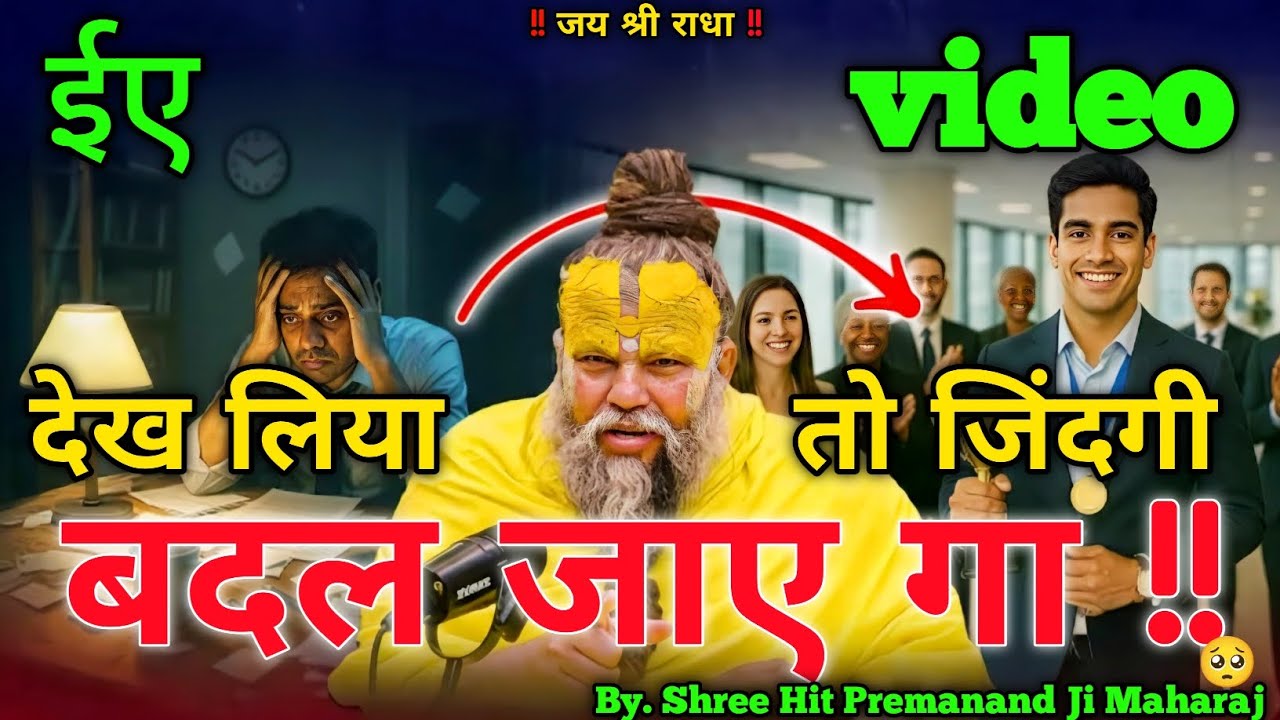 प्रेमानंद जी महाराज: ये वीडियो देख लिया तो जिंदगी बदल जाएगी! 🙏✨