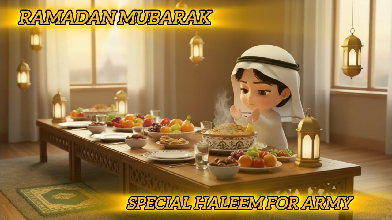 #Jin’s Ramadan Special Hyderabadi Haleem🌙Army Special💜 #ramadan #bts #kookie #kpop #jungkook #vjk #v