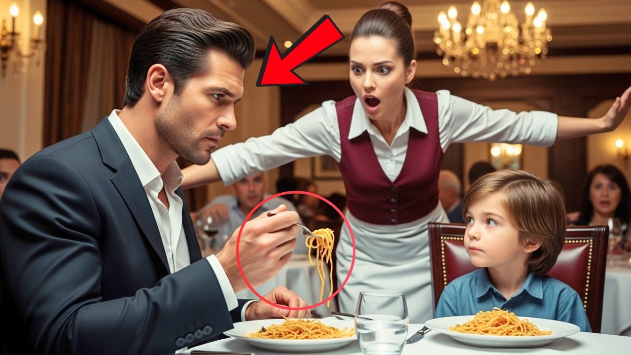 “Your Fiancée Put Something In Your Son’s Food!” The Waitress Screamed, The Billionaire Immediately…